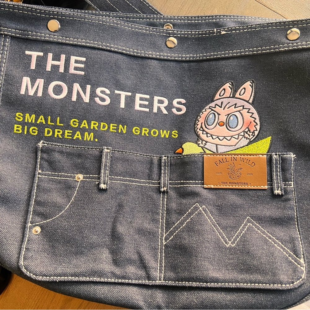 The Monsters Denim Tote Bag Fall In Wild Series